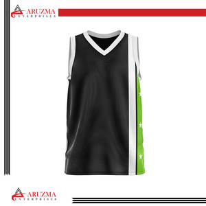 Maillots de basket-ball adultes respirants nouvellement sortis ensemble vêtements de basket-ball brodés élégants - Product Image 5