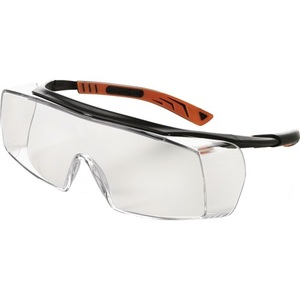 Gafas de Seguridad para Protección Ocular EN 166 EN 170 FT K, Patillas Negras, Lentes Transparentes de Policarbonato por UNIVET - Product Image 1