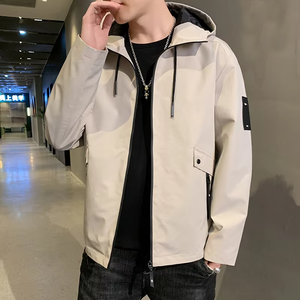 ANSZKTN Hommes 2024 Automne et Hiver Lâche Mode Belle Veste Décontractée Hommes Manteau - Product Image 5