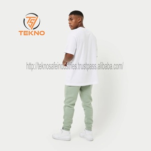 Haut surdimensionné unisexe 100% coton de luxe séchage rapide motif solide léger Logo personnalisé à la mode Streetwear T-shirt long pour hommes - Product Image 4