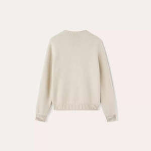 Suéteres elegantes de lana y cachemira para hombre, jersey de invierno, venta al por mayor, colores lisos, hechos a medida, lo último en estilo, alta calidad - Product Image 2