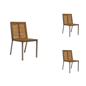 เก้าอี้ไม้เดี่ยวมีพนักพิงที่สะดวกสบายเฟอร์นิเจอร์สวนทำจากไม้ - Product Image 6