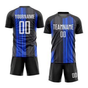 Uniformes de fútbol personalizados para hombre al por mayor, nuevos diseños de equipos con ropa de fútbol sublimada colorida - Product Image 1