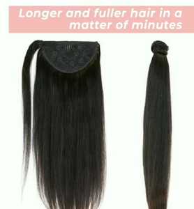 Extensions de cheveux naturels raides indiens Remy, légers, durables, bruts, non traités, en mèches, Hair King 1 kg, fabriquées à la machine - Product Image 2