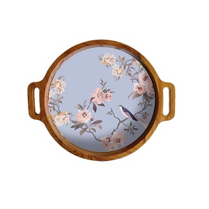 ถาดเสิร์ฟอาหารทำจากทองแดงทำจากไม้ไผ่ใช้ในบ้านถาดอาหารทำจากทองแดง - Product Image 1