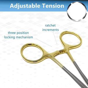 Portaagujas Vascular para Instrumentos Médicos, Carburo de Tungsteno, Acero Inoxidable Alemán, Instrumentos Quirúrgicos Manuales para Cirugía Médica - Product Image 5