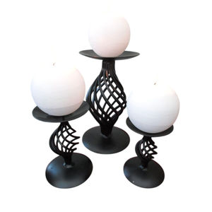 Portavelas de hierro de primera calidad, portavelas, accesorios de mesa, portavelas decorativo de diseño clásico al precio más barato - Product Image 2