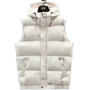 Nouveau logo personnalisé Offre Spéciale matelassé sans manches gilet doudounes hiver hommes gilet bouffant en gros - Product Image 4