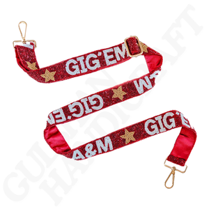 Beautiful GAME DAY Design handmade embroidered strap belt for <b>girls</b> from India - Product Image 5
