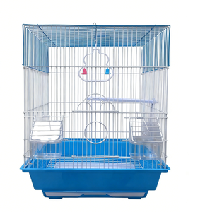 Popüler tasarım kuş yetiştiriciliği yuva katlanabilir demir tel taşınabilir kafes üreme kafesleri yüksek kaliteli büyük kuş kafesleri - Product Image 4