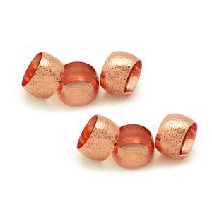 Copper Napkin Ring Handicraft Lining Design Attractive Simple Copper Napkin Ring <b>Table</b> <b>Decoration</b> & <b>Accessories</b> - Product Image 3