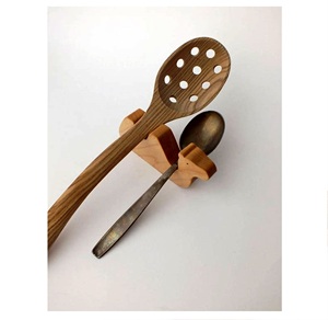 Reposacucharas y Soporte de Metal, Divertido y Útil para la Cocina, Color Personalizado, Hecho a Mano, Ecológico, de Acero Inoxidable, Apto para Lavavajillas - Product Image 1