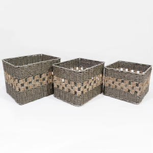 Contenedor de almacenamiento de plástico de Artex Dong Thap Factory, organizador de cesta tejida para uso doméstico para organización de ropa, cocina - Product Image 1