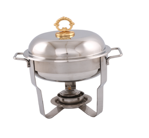 Ensemble chaud de 2 plats de service de nourriture en acier inoxydable fini argent brillant pour mariage et hôtel vaisselle S plat en gros rat - Product Image 3