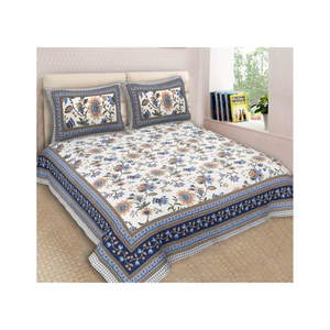 Ropa de cama bordada de tamaño King con certificado GOTS digital hecha 100% algodón impermeable 100TC personalizable con suave reactivo - Product Image 4