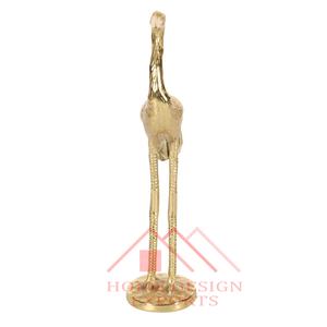 Sculpture d'oiseaux de cygne en Aluminium/Sculpture d'oiseaux décoratifs antiques en or pour la décoration de la maison - Product Image 3