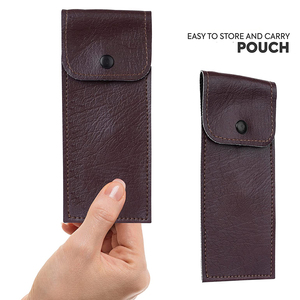 Tijeras de Peluquería Profesionales de Plástico Recto y Afilado con Recubrimiento Negro, Hechas de Acero Inoxidable con Alto Contenido de Carbono, Tijeras para Bigote - Product Image 3