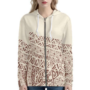 Sudadera con Capucha para Mujer, Impresa por Sublimación, Personalizada, con Cremallera, Sudadera Extra Grande con Cremallera, Hecha de Algodón Grueso, OEM - Product Image 2