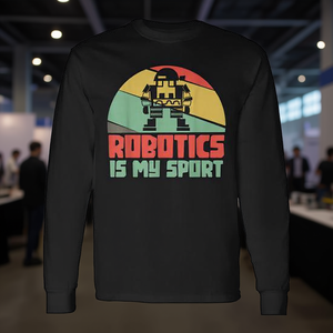 T-shirt à manches longues promotionnel AI Robotics Engineering pour ingénieurs et passionnés de sport - Product Image 3