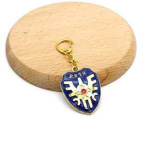 <b>Anime</b>-Inspired Zelda Shield Sword and Key Door Resin <b>Keychain</b> - Product Image 3