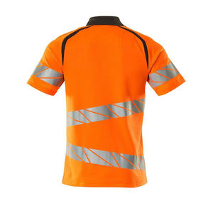 Men's Unisex Short Sleeve Hi Visibility Safety Polo <b>Shirts</b> Breathable Two Tone Colors Polyester CE Certified <b>Flame</b>-Retardant - Product Image 2