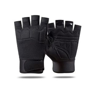 Guantes Deportivos Mess de Medio Dedo, de Poliéster, Transpirables, Antideslizantes, para Entrenamiento de Levantamiento de Pesas y Fitness en el Gimnasio - Product Image 1