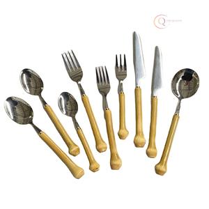 Juego de Cubiertos de Madera para una Vida Sostenible, Utensilios Naturales Libres de Plástico para Hogares Ecológicos - Product Image 4