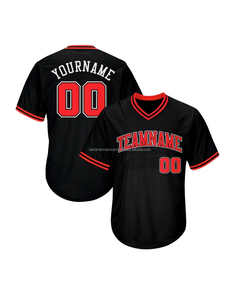 Digital Print Polyester Baseball & Softball Wear100% Polyester JerseyShirts Ready to Ship Best Quality Stitched Baseball Jersey - Product Image 1