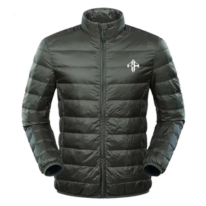 2025 Faction logotipo personalizado impermeable chaqueta de invierno de secado rápido 100% poliéster transpirable impreso cremallera chaqueta acolchada - Product Image 1