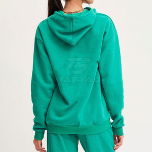 Sudaderas de Calle de Color Sólido, Transpirables, 100% Algodón para Mujer, Uso en Invierno, Diseño Personalizado, Resistentes al Viento, Ecológicas, Extra Grandes - Product Image 6