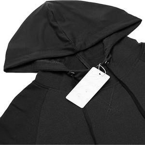 2025มีฮู้ดแบบรูดซิปสำหรับผู้ชายผ้าคอตตอนพิมพ์ลายโลโก้ตามสั่งใหม่ - Product Image 5