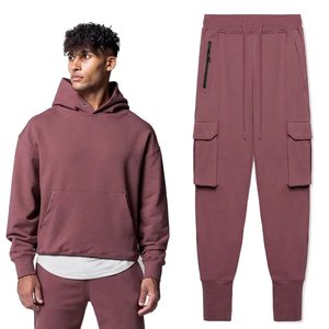 Suéter en blanco con logotipo personalizado para hombre, de algodón liso Sudadera con capucha, chándales para correr, ropa deportiva para hombre, ropa para correr - Product Image 1