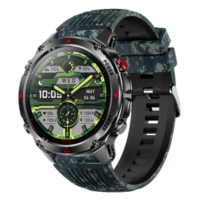 Montre connectée GPS HT37, écran AMOLED 2.01 pouces, appel BT, moniteur de fréquence cardiaque, bracelet en caoutchouc IP68, unisexe - Product Image 5