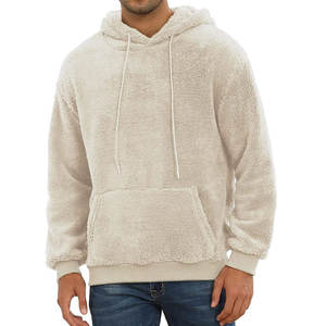 Sweat à capuche en polaire Sharpa pour homme, best-seller, haute qualité, streetwear personnalisé, impression numérique, broderie, hiver, uni - Product Image 3