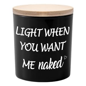 Vela de Cera de Soja Ecológica, Romántica y Divertida para Hombre, con Aroma Afrutado, para Navidad, Pascua, Aniversario, Día de San Valentín - Product Image 1