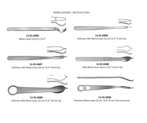Retractores de palancas ortopédicas para huesos Instrumentos de acero inoxidable Maher Instrumentos quirúrgicos Mahersi - Product Image 5