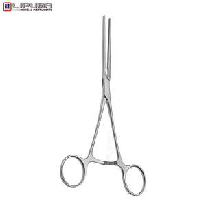 Abrazadera de conducto pediátrico Cooley, mordazas rectas atraumáticas de 30mm, vástagos rectos de acero inoxidable, instrumentos médicos pediátricos de 6,25 "y 16cm - Product Image 4