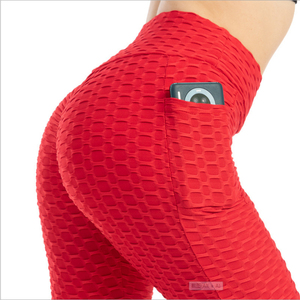 Leggings Deportivos para Mujer, Cintura Alta Elástica, Transpirables, Ligeros, Anti-Sudor, Efecto Push-Up, para Fitness, Yoga - Product Image 3