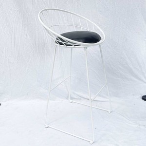 Industrial-Style Metal <b>Bar</b> <b>Stool</b> with <b>Adjustable</b> Seat for Kitchen Dining Room Club Home <b>Bar</b> - Product Image 5