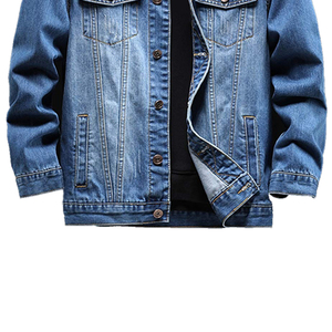 Veste en jean brodée en denim à manches longues, mode vintage décontractée, de haute qualité, à vendre à des prix raisonnables - Product Image 6