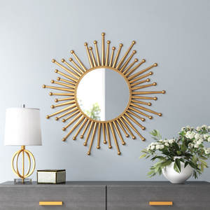 New Design <b>Wall</b> <b>Mirror</b> <b>Round</b> Shape From India <b>for</b> Luxury Homes At Wholesale Price <b>Wall</b> <b>Mirrors</b> <b>for</b> Interior Decor and Office Use - Product Image 6