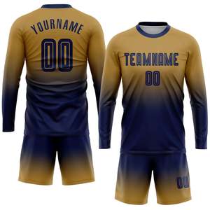 Uniformes de Fútbol Sublimados al por Mayor, Transpirables, de Secado Rápido, Antibacterianos, Conjuntos de Uniformes de Fútbol para Adultos Unisex, 100% Poliéster - Product Image 5