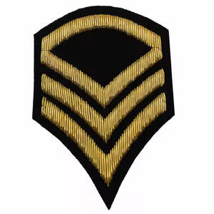 Ribete de Chevron de Alta Calidad para Uniformes, Parches Bordados, Insignias, Ribetes de Parches y Insignias Bordados, Servicio OEM - Product Image 2