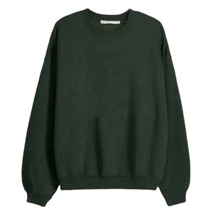 Winter Heavyweight Essentials Blank Plain Crew Neck Sweatshirt Sherpa Lined Fleece Crewneck Women's Sweatshirt - Product Image 1