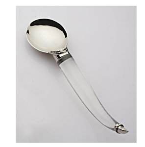 ส้อมสแตนเลสและช้อนอะคริลิคของขวัญธุรกิจชุดเครื่องใช้บนโต๊ะอาหารด้ามอะคริลิคใส - Product Image 2