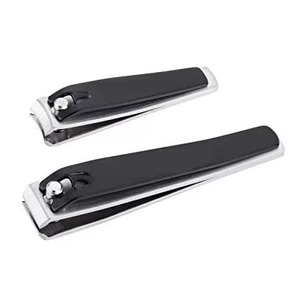 Outils de soin des ongles en acier inoxydable noir, coupe-ongles, coupe-ongles pour les doigts et coupe-ongles pour les orteils, pour la manucure et la pédicure - Product Image 1