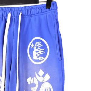 Conjunto de chándal extragrande de 100% algodón personalizado, jersey con estampado de abullonado lavado con ácido, Sudadera con capucha, conjunto de chándal de dos piezas - Product Image 5