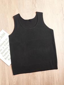 เสื้อแขนกุดลำลองลายทางทรงหลวมของผู้หญิงเสื้อกล้ามคอกลมและเปิดไหล่สำหรับกลางแจ้งฤดูร้อน - Product Image 6