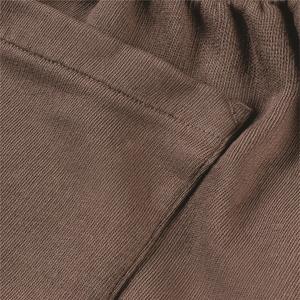 Spring Summer 2025 Ribbed <b>Women's</b> <b>Shorts</b> Custom logo Rich Color Cotton Knitted <b>Shorts</b> and Lounge Wear Cotton Set - Product Image 3