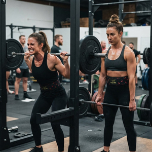 Ceinture de musculation réglable en EVA de haute qualité, respirante, écologique et légère, avec fermeture auto-agrippante pour l'entraînement en salle de sport - Product Image 4